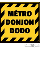 Métro, Donjon, Dodo cover