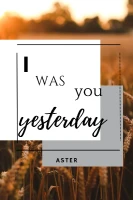 I was you yesterday cover